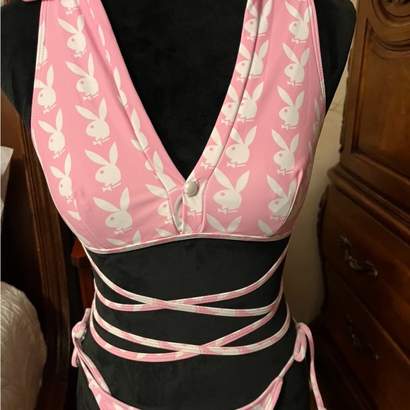 PLAYBOY SPORTS POLO BIKINI TOP SET - Picture 2 of 5